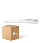 Mehrfachpackung 6x Ledvance LED Feuchtraumleuchte Feuchtigkeitsdicht 46W 6400lm - 840 Kaltweiß | 150cm