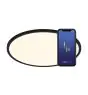Nordlux Oja Smart 60 Deckenleuchte Metall Schwarz 30W 3500lm - 827-865 Abstimmbares Weiß | 600mm - Wifi und Blautooth Dimmbar