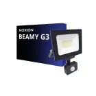 Noxion Led-Scheinwerfer Beamy G3 30W 3300lm 110D - 840 Kaltweiß | IP65 - Bewegungs- Und Lichtsensor - Symmetrisch